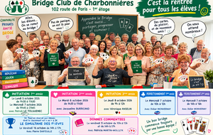 CALENDRIER RENTREE BRIDGE 2026/2027