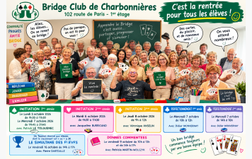 CALENDRIER RENTREE BRIDGE 2026/2027